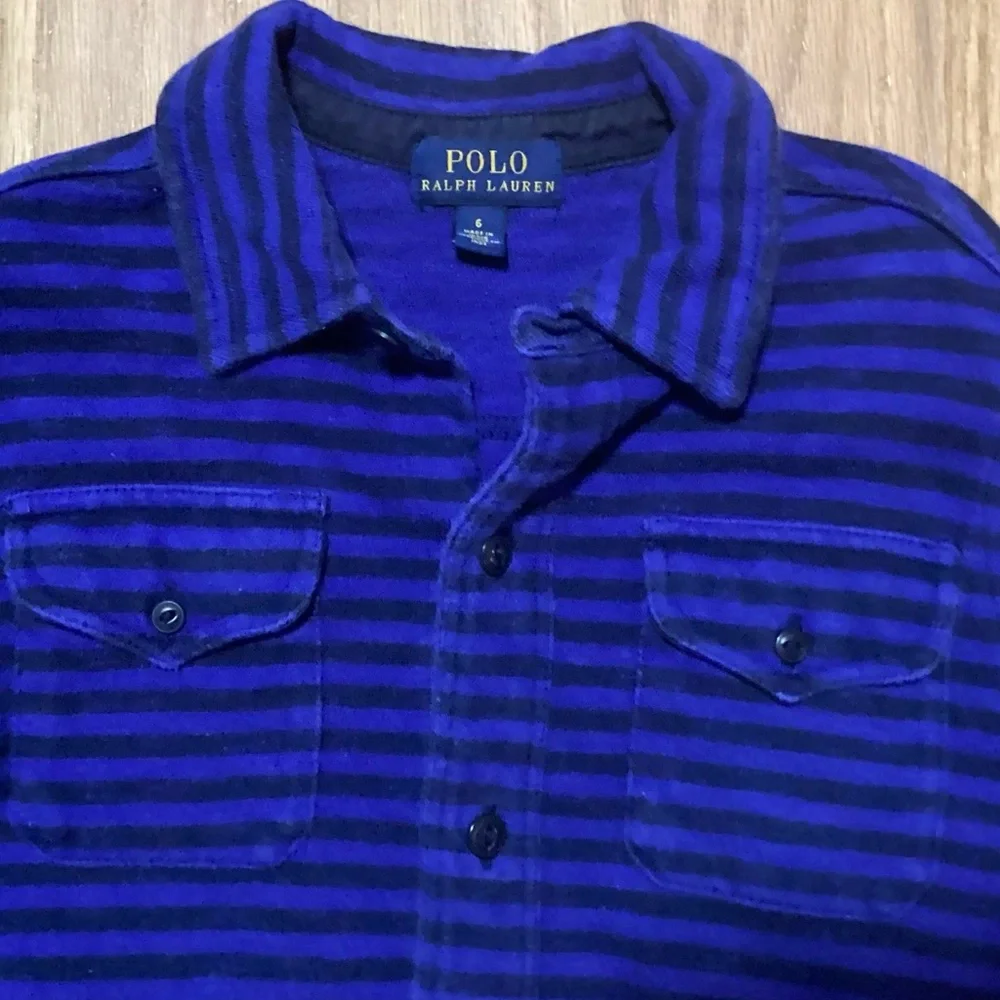 Ralph Lauren Striped Cotton Button Up